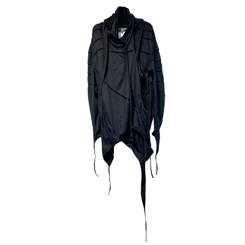 Autonomous Dune Asymmetrical Retro Dyed Do Old Hooded T-shirt for Men, comfortable and stylish, perfect for a casual, re — photo 2