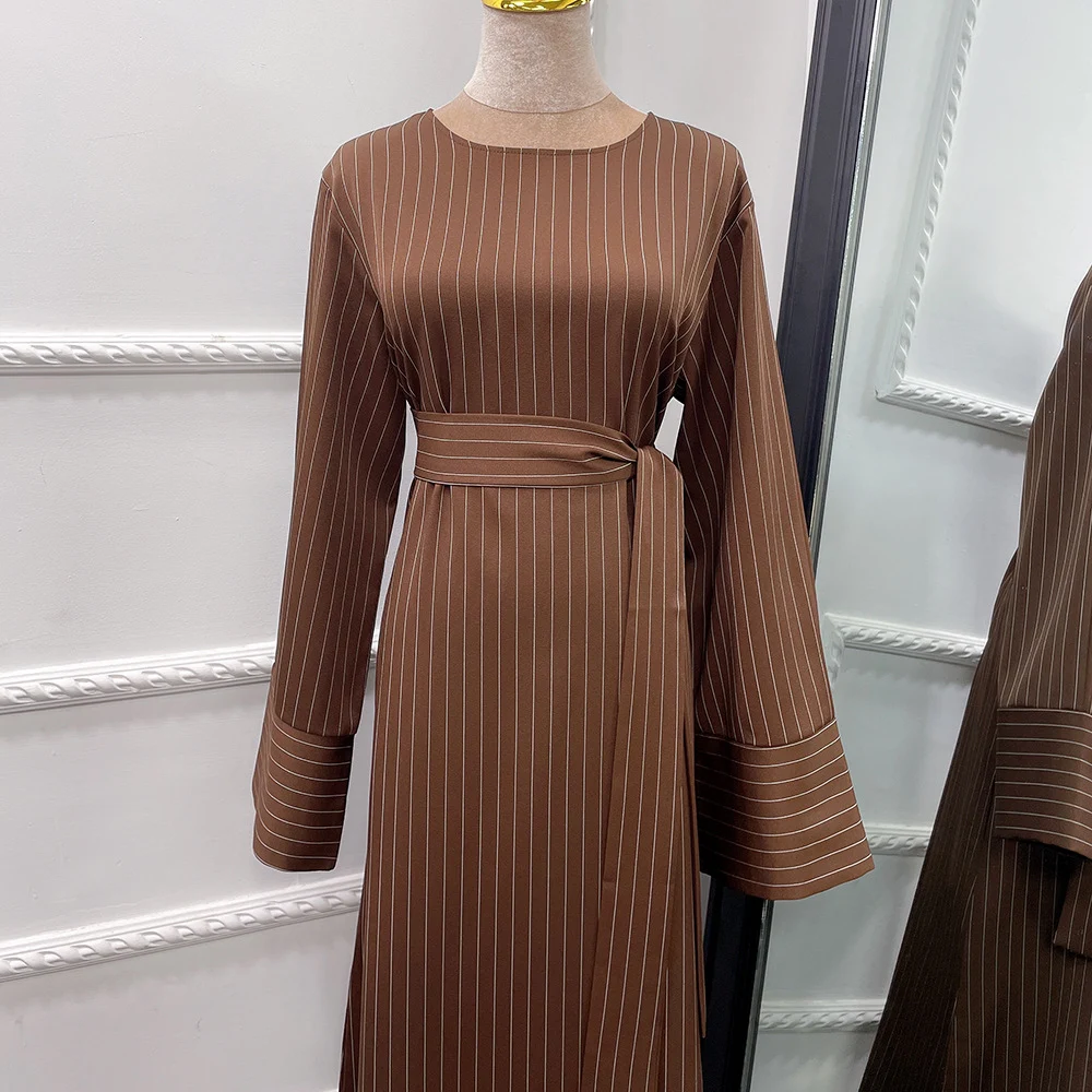 Title 8, Womens Middle East Stripe Tunneled Dress