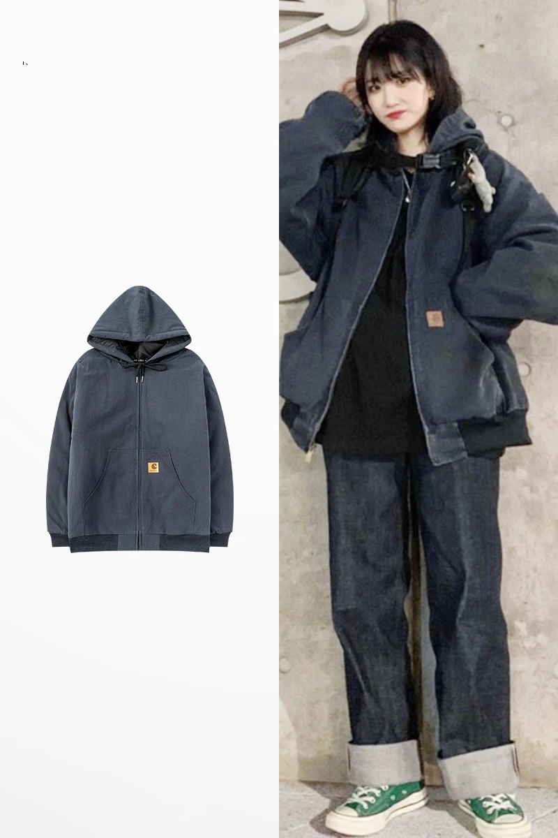 Title 3, Thickened Cotton-padded Jacket Warm Winter Prot...