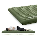 Colchão inflável duplo espesso para camping Siesta portátil à prova de umidade conforto dobrado para acampamento. — foto 2