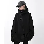 Men's Hooded Pile Collar Shell Jacket Sweater. A warm and versatile outerwear piece, perfect for cold weather. Provides — photo 7