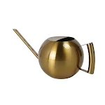 Regador de aço inoxidável para suculentas, bico longo e fino para irrigação precisa, ideal para plantas delicadas e decoração. — foto 5
