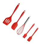 Silicone Baking Scraper Oil Brush Shovel Eggbeater Set. Heat resistant, non-stick, and easy to clean. Perfect for all yo — photo 2
