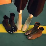 Botas de cano curto em tricô com salto bloco Femininas, confortáveis e estilosas para diversas ocasiões. Design moderno e ajuste perfeito. — foto 3