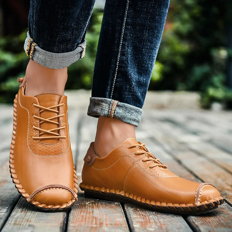 Hand-stitched breathable men's shoes designed for ultimate comfort and all-day freshness. Experience superior quality an — photo 3