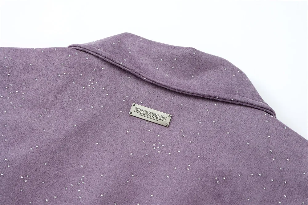 Title 14, Split Stitching Hot Drilling Starry Workwear Ja...