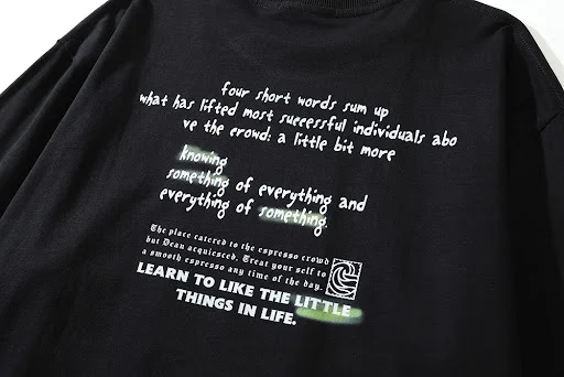 Title 5, Camiseta manga longa gola redonda estampada Spo...