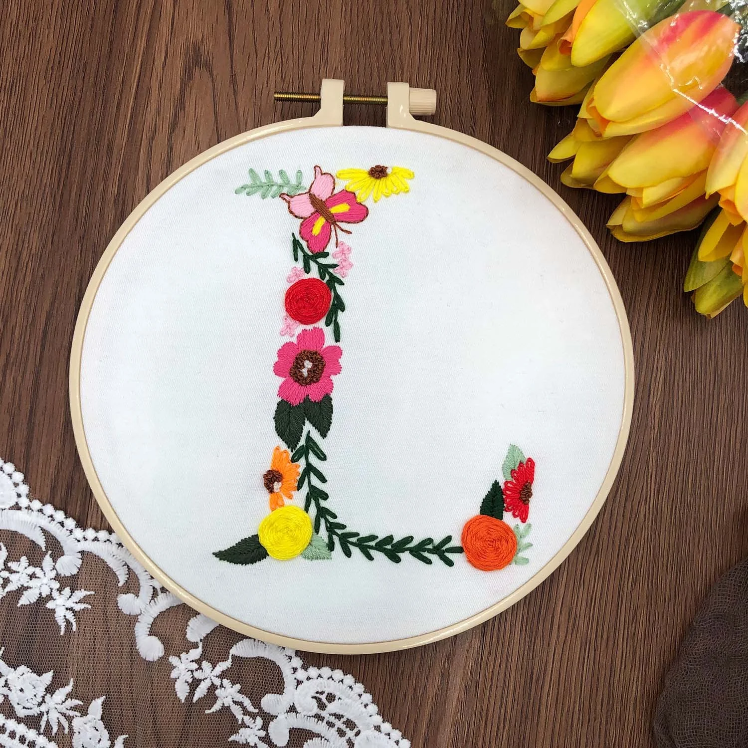 Kit de tela DIY de bordado 3D hecho a mano, creativo. Aprende bordado fácil, crea hermosas obras de arte y disfruta de la costura. — foto 17