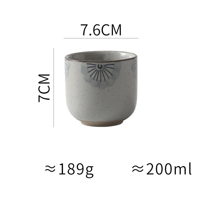 Title 11, Japanese-style Ceramic Hand-colored Striped Wat...