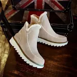 Women's short warm snow boots, perfect for winter. Keep your feet warm, comfortable, and dry in the snow and cold weathe — photo 1