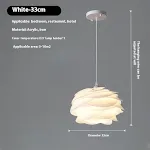 White 33cm