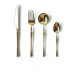 4 round spoons