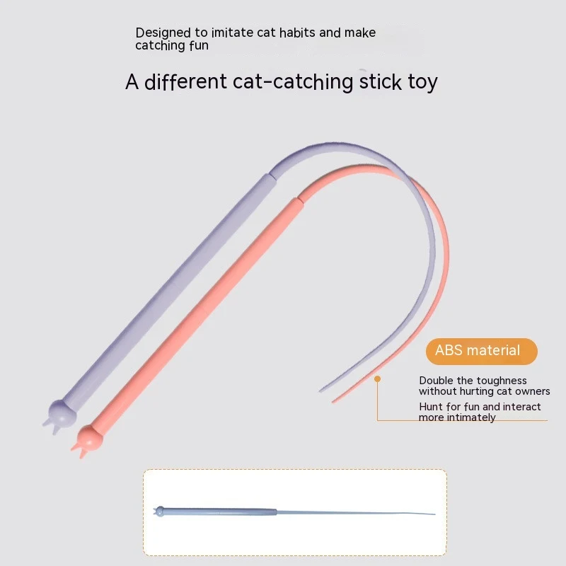 Silicone Replaceable Cat Playing Rod Provides Safe and Durable Play Interactive Fun for Your Cat Promotes Exercise and M — photo 5