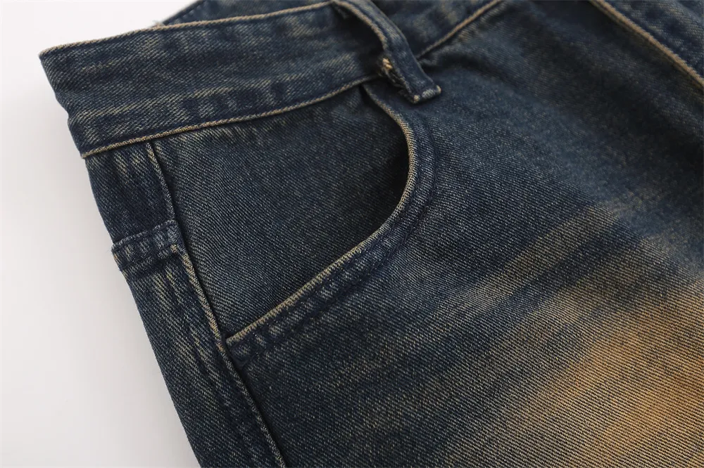 Men's Fashion Personality Straight Jeans — photo 11