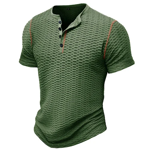 Title 3, Sommer Herren Sport Fitness Slim Fit Atmungsakt...