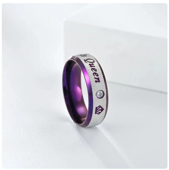 Title 2, Pulseira Cruz Areia Azul Roxo Rainha Anel Crave...