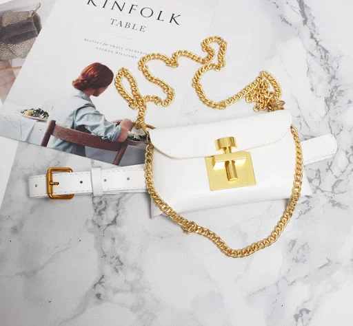 Title 1, Super Fire kleine dames heuptas met ketting, te...