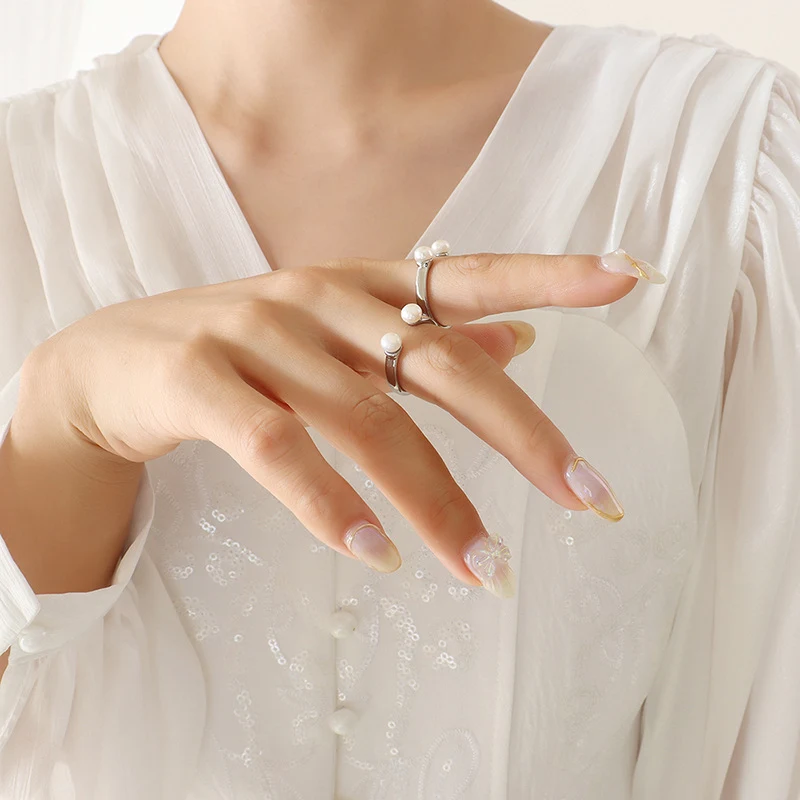 Neuer Personalisierter U-förmiger Mode-Ring Gestalten Sie Ihren individuellen Ring Exklusives Schmuckstück als Geschenk oder für den persönlichen Stil — foto 1