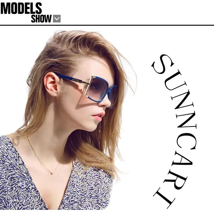 Title 7, Fashion Womens Large Frame Square Sunglasses
