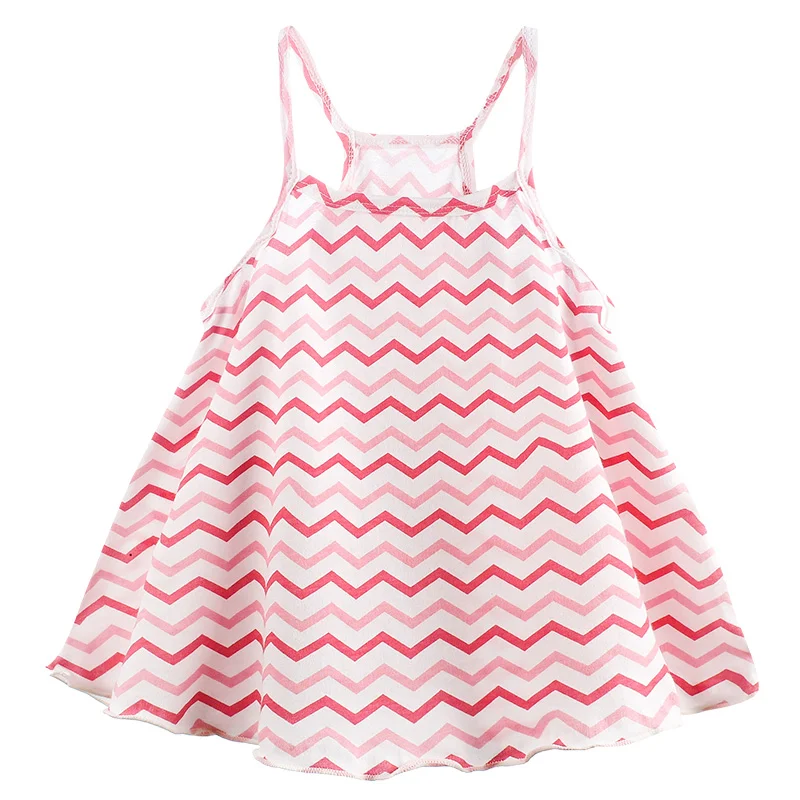 Vestido de verão para bebê menina em puro algodão, leve e respirável, ideal para o calor. Conforto e frescor para um verão encantador. — foto 6