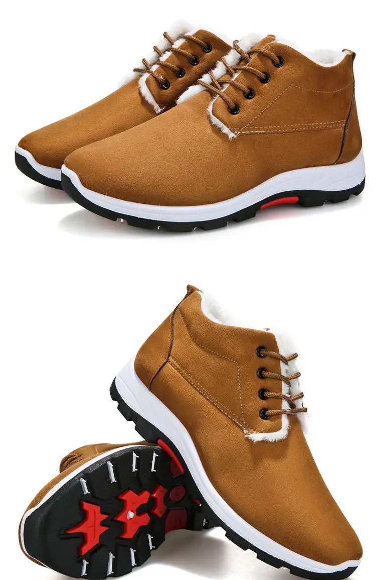 Title 15, Casual British rubber wear-resistant cotton sho...