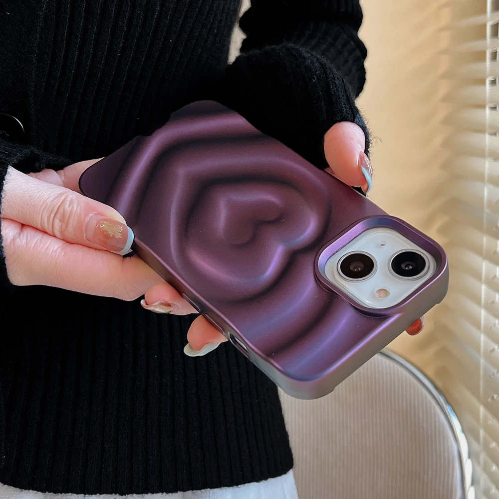 Title 3, Capinha de celular com design de amor tridimens...