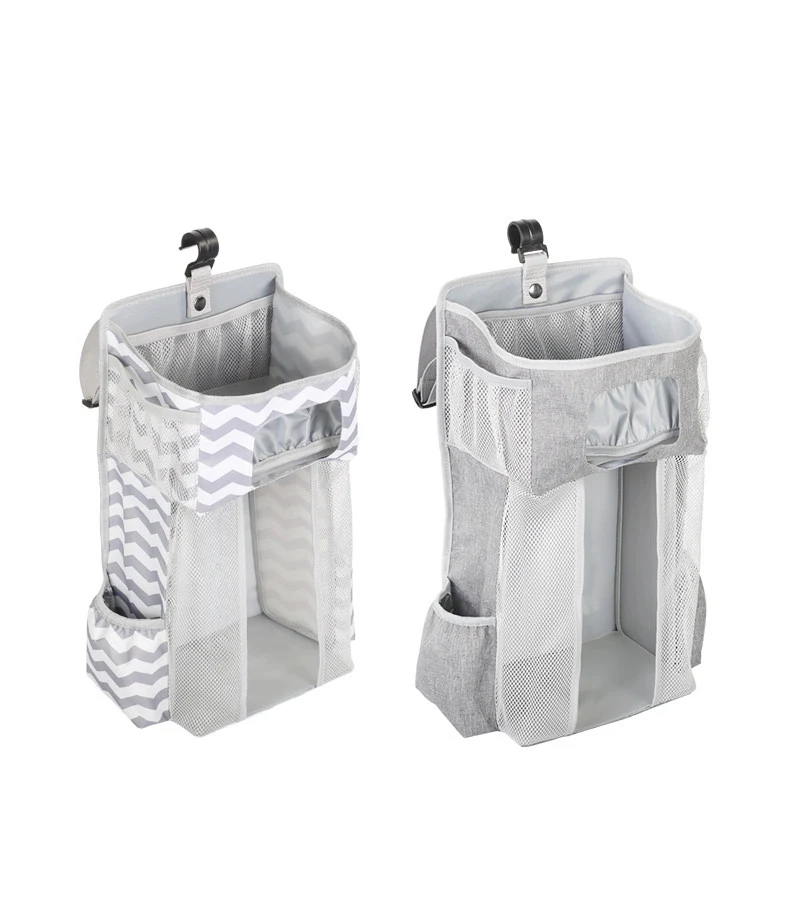 Hanging Crib Organizer Bag Multifunctional storage for diapers, toys, and essentials. Keep baby supplies organized and w — photo 3