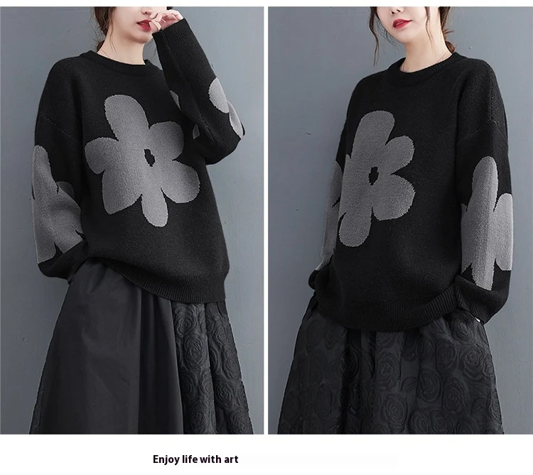 Title 10, Damen-Sweater in Übergröße, locker geschnitten,...