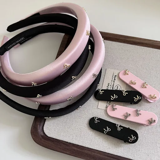 Title 5, French Style Vintage Bow Headband Elegant Hair ...