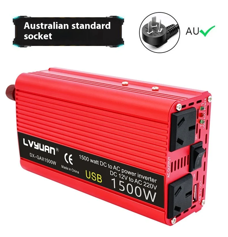 1500W Quasi-Sine Wave Inverter Dual USB Power Supply Car Converter. Convert car power for convenient charging of your de — photo 19