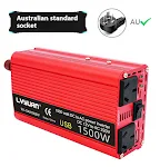 1500W Quasi-Sine Wave Inverter Dual USB Power Supply Car Converter. Convert car power for convenient charging of your de — photo 19