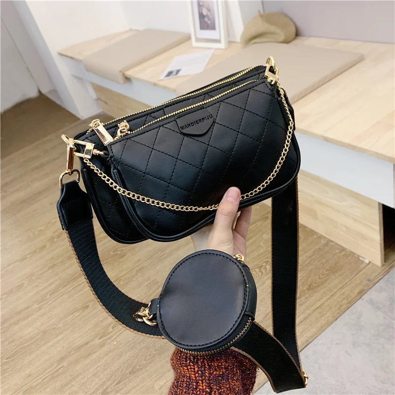 Title 3, Lingge Wide Shoulder Strap Messenger Mother And...