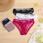Multicolor dames slips met letters, mode persoonlijkheid. Dagelijks comfort en uitdrukking van een unieke, levendige stijl. — foto 7