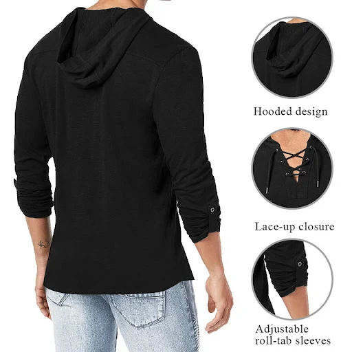 Title 7, Mens hooded sweatshirt