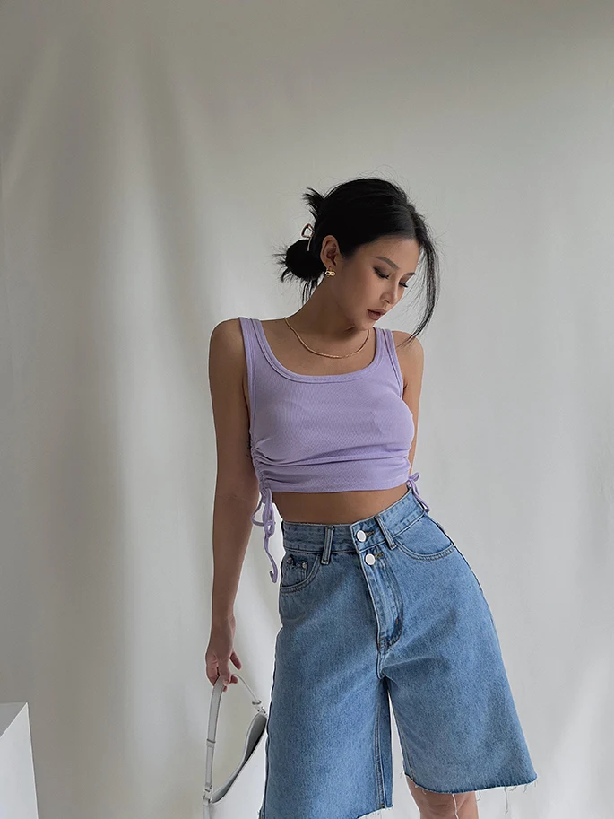 Jeans de cintura alta para mujer, sección delgada de verano, rectos, sueltos y delgados, ideales para un look fresco y cómodo. — foto 3