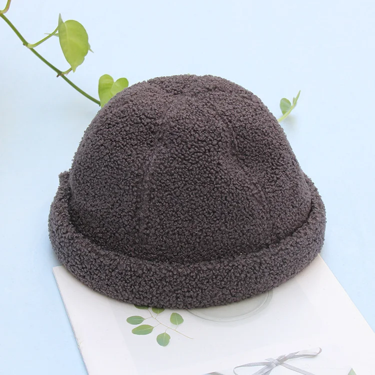 Title 10, Autumn and Winter Lamb Hair Curled Hat