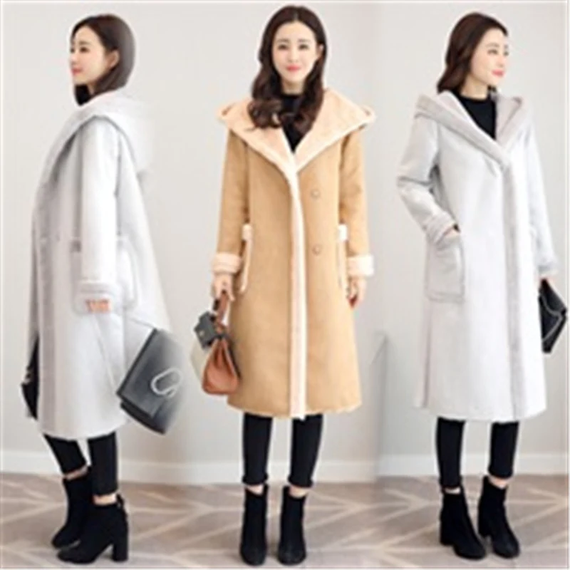 Title 5, Pure color deerskin velvet coat cotton jacket. ...