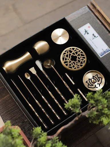 Title 8, Citron Entry Copper Set Incense Making Tools Ag...