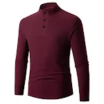 New Style Men's Long Sleeved T-shirt Half High Collar Base Layer Comfortable and Versatile Perfect for Everyday Wear Mod — photo 8