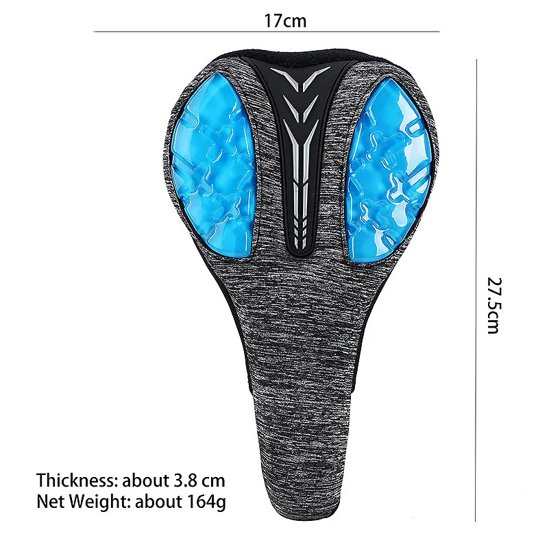 Silicone thickened soft and comfortable bicycle seat, outdoor riding equipment for improved comfort and a more enjoyable — photo 2