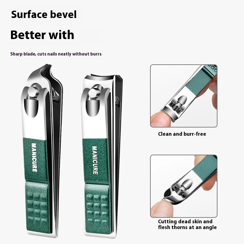 Portable Full Set Nail Clippers, cutting nails with good quality stainless steel. Get precise and easy nail care anytime — photo 3