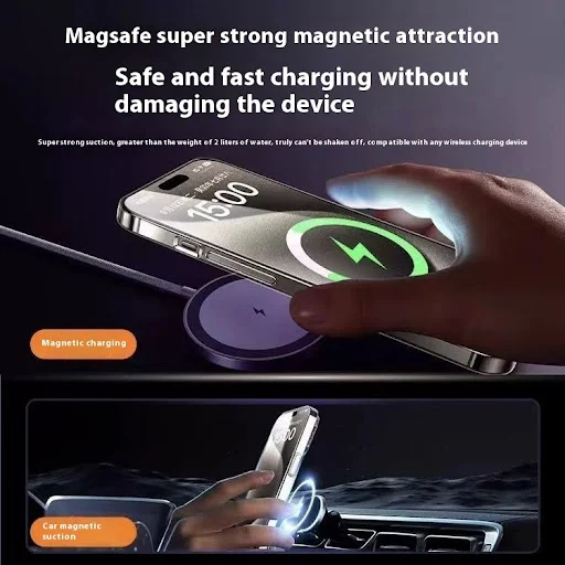 Title 2, Magnetic Phone Case Four-corner Drop-resistant ...