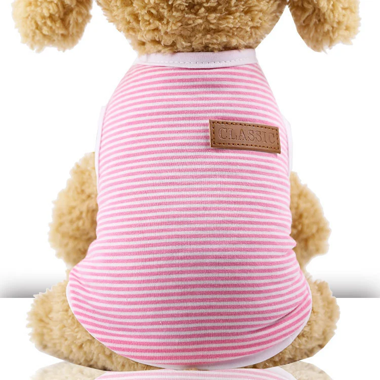 Title 9, Dog Clothes Cat Clothes Pet Cotton Striped Vest...