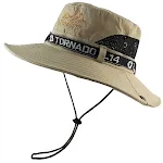 Chapéu de palha pescador masculino, protetor solar de verão ao ar livre com cobertura facial. Perfeito para pesca e sol. — foto 5