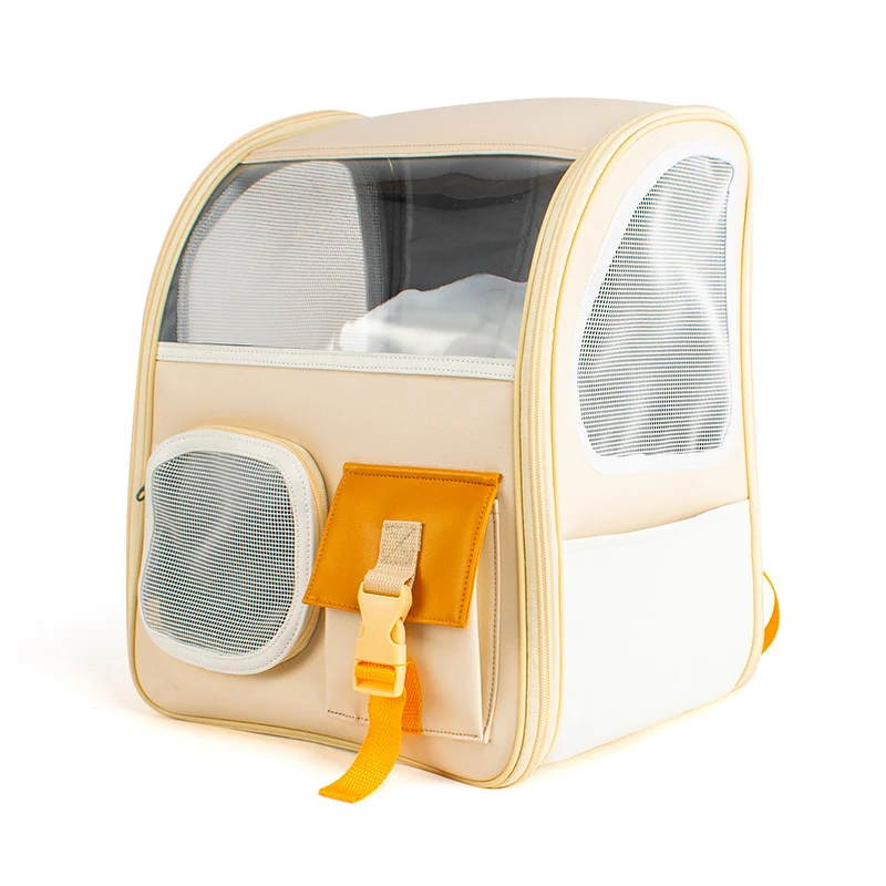 Bolsa para pets elegante com cores contrastantes e design simples. Leve seu amigo com conforto e estilo para onde você for. — foto 6