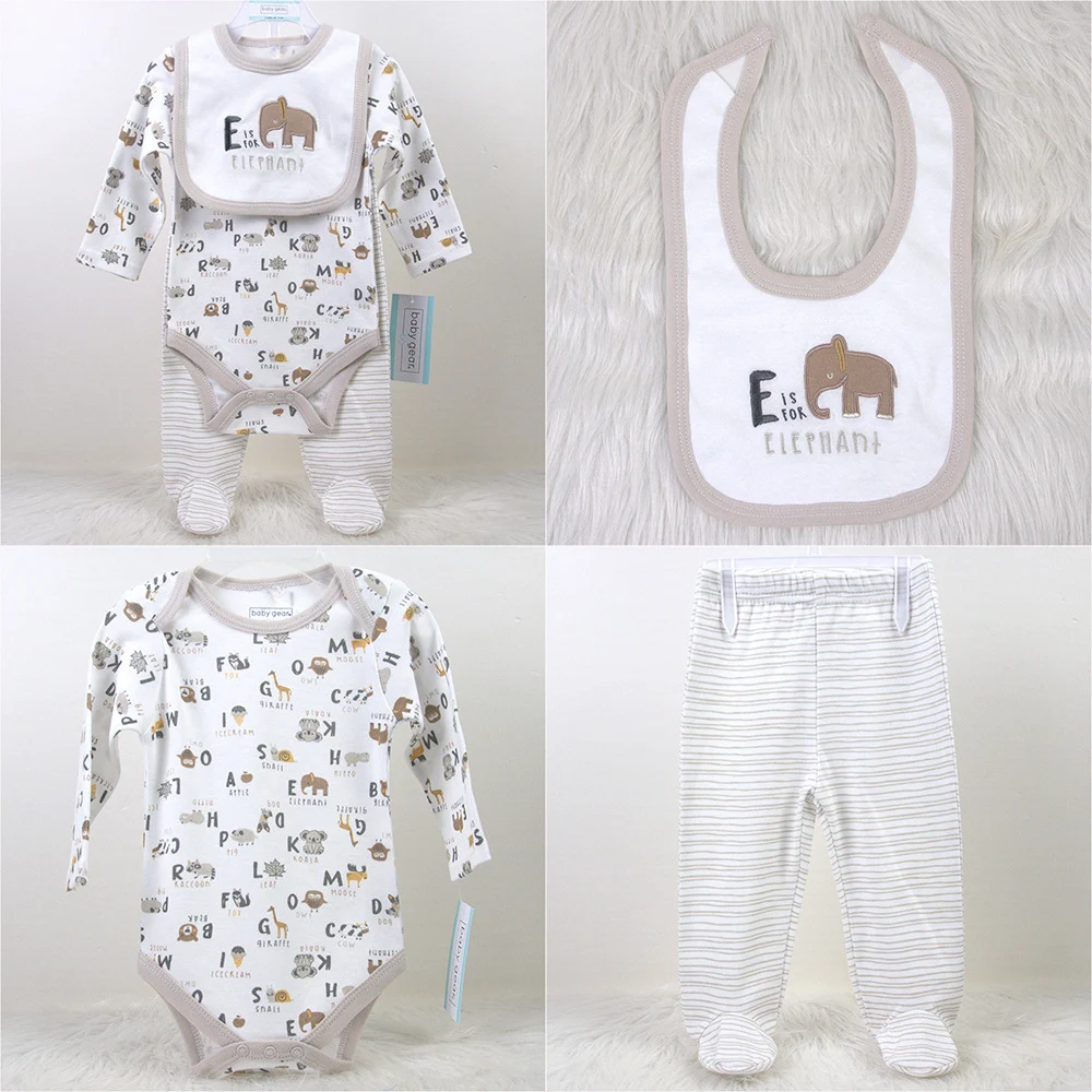 Title 5, Conjunto 3 peças para bebê Primavera Outono com...