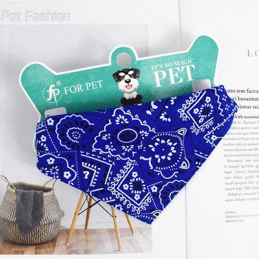 Pet Dog Neck Scarf Puppy Cat Dog Collar Bandana Collar Scarf with Leather Collar Accessories Adjustable Pet Puppy Cat Sc — photo 3