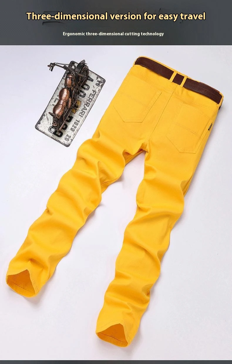 Title 13, Slim Fit Stretch Casual Jeans met middelhoge ta...