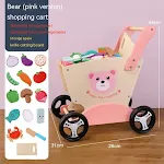 Bear Shopping Cart Pink
