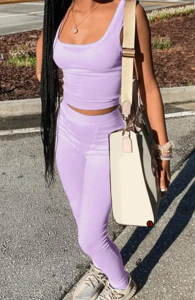 Conjunto de duas peças de calça com colete plus size feminino. Conforto e elegância para um visual moderno e sofisticado, ideal para diversas ocasiões. — foto 12